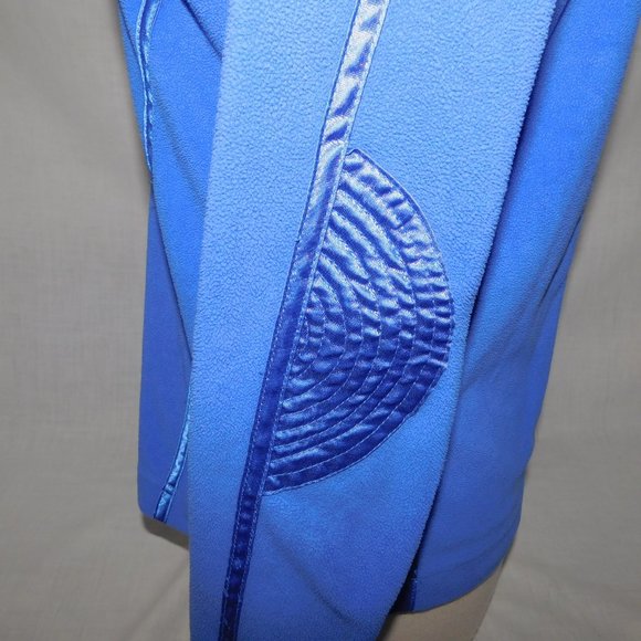 LUHTA Finland Womens M /10 Pullover 1/4 Zip Fleece embroidered Bird Flower *READ - Picture 9 of 13